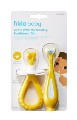 Frida Baby Grow-With-Me, zestaw szczoteczek dla dzieci
